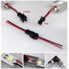 10 Pairs 2 Pin JST SM Male LED Connector Cable