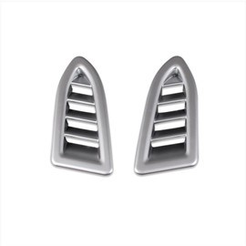 RUIQ Subaru Crosstrek Impreza GU Series Exclusive Interior Front Upper Air Conditioner Ring Garnish Vent Panel for Subaru Crosstrek Impreza (Satin Silver)