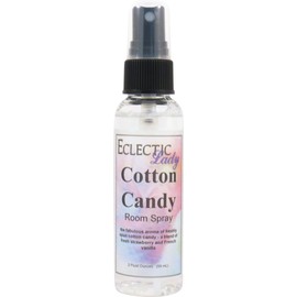 Cotton Candy Room Spray, 2 Ounces, No Artificial Colors, Parabens, or Preservatives - Fragrant Aromatic Room Mist For Home, Room, Office