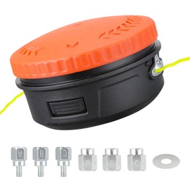 Quintillus H03 Weed Eater Head Universal Trimmer Head String Trimmer Head Bump Feed Weed Wacker Head Grass Trimmer Head Replacement for Weed Warrior, Echo, Husqvarna, Comes with .095 Trimmer Line
