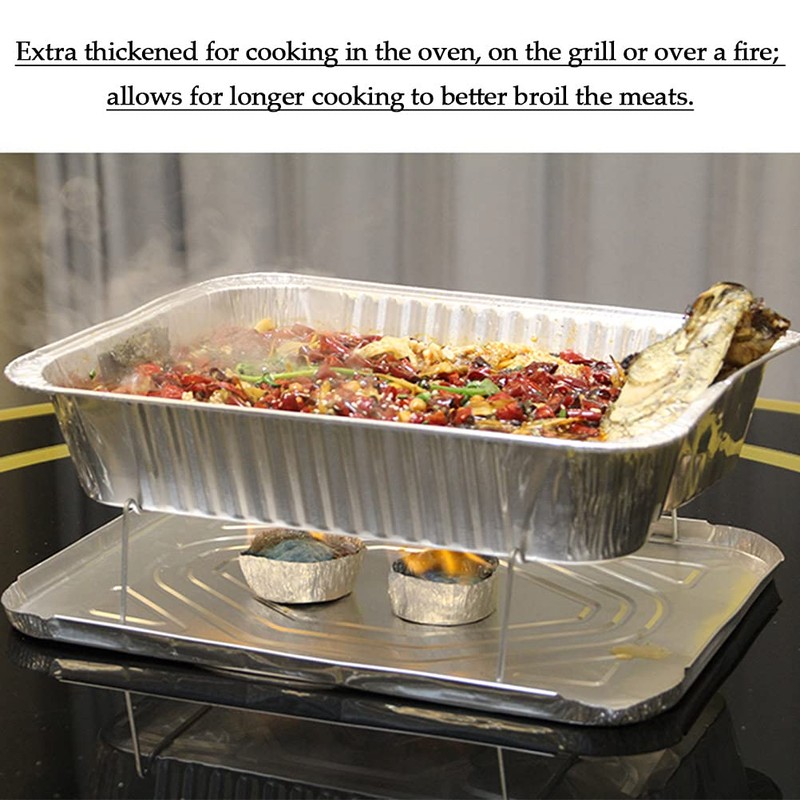 Pack of 20 Large Aluminium Bowls