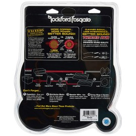 Rockford Fosgate 8 AWG Amplifier Install Kit with Interconnect