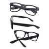 6PCS Classic Glasses Frame without Lenses Cute Pretend Frame Glasses