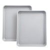 2-PACK Toaster Oven Pans for Baking,Shinsin 9X11 Non-stick Baking Trays,