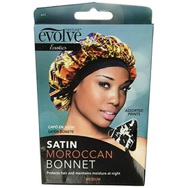 Evolve Exotics Satin Bonnet Moroccan, Assorted Prints