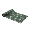 Nutcracker Christmas Table Runner Festive Green Gold Velvet Table Runner