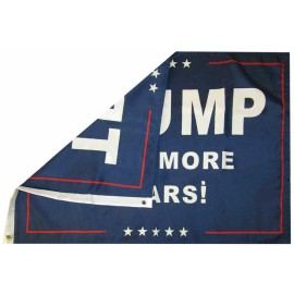 RFCO 3x5 Trump Four More Years! Blue Premium 100D Woven Poly Nylon Flag 3'x5' Banner