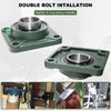 Sackorange UCF210-32 Pillow Block Bearing - 2 Pack Square Flange
