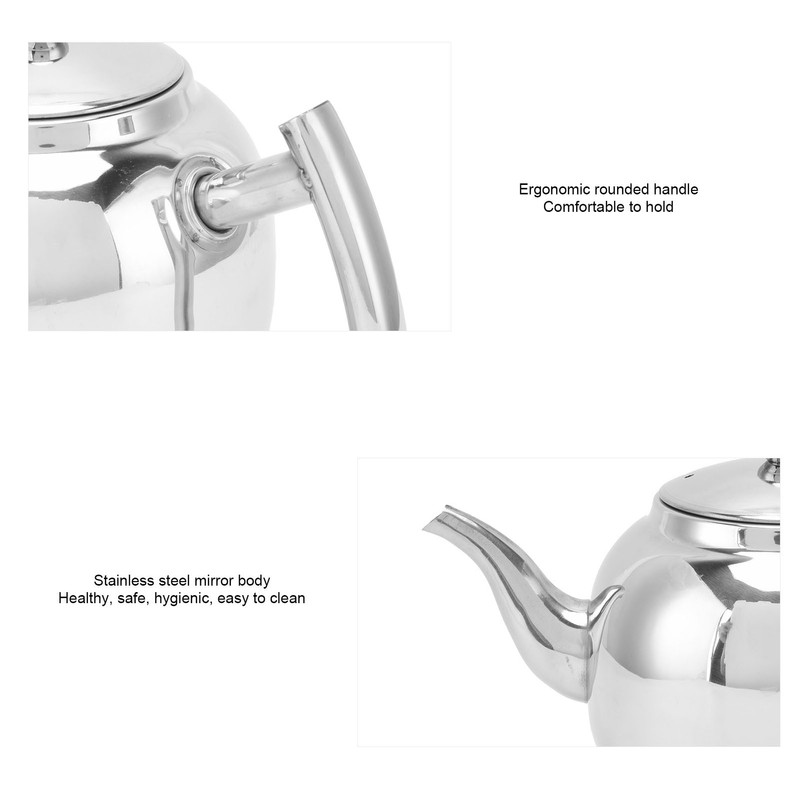 Household Teapot Stainless Steel Tea Pot Cold Water Kettle with