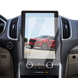 ECOZEN Screen Protector For 2021-2024 Ford Edge(SE/SEL/ST/ST-Line/Titanium) 12-Inch Navigantion Touch Screen - 9H Hardness Tempered Glass HD 2021-2024 Ford Edge Accessories Anti Fingerprints