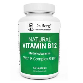 Dr. Berg Natural Vitamin B12, 3 PACK, 1000 mcg of Methylcobalami
