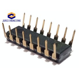 Juried Engineering CD4027BE CD4027 CMOS Dual J-K Master-Slave Flip-Flop IC Breadboard-Friendly DIP-16 (1 Piece)