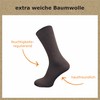 GAWILO Men's Basic Socks Made of 100% Pure Cotton (12