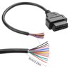 YAODHAOD OBD2 Female to Open Pigtail Extension Cable,16Pin OBDII Port