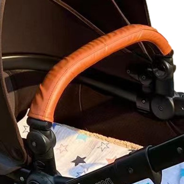 Baby Stroller Leather Armrest Handle Cover Compatible with Mima Xari