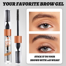 U-Shinein Eyebrow Setting Gel, Waterproof And Sweat-Proof Eyebrow Repair Liquid Brows Styling Beauty Salon Home Use Makeup