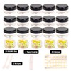 Pack of 20 containers, 10 ml, jars with lid, lip