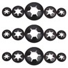 UoYu 7 Sizes Internal Tooth Starlock Washers, Quick Speed Locking