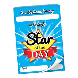 120 Star Of The Day Childrens Pupils Teachers School Certificates Notes Home Quick Reward Note Praisepad A6 Primary Teaching Services