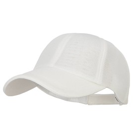 MG Deluxe Performance Mesh Cap - White OSFM