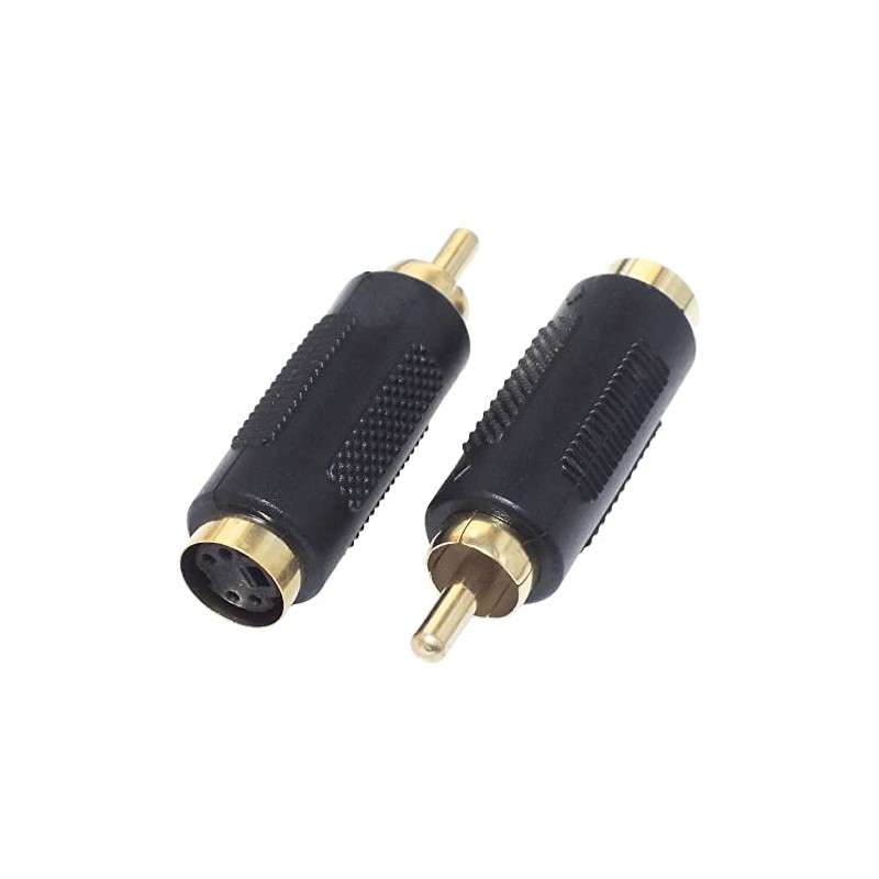 KAUMO S to RCA Converter Adapter (S Female to RCA