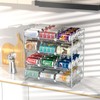 Sulishang 4 Tiers Stackable Can Rack Organizer, Wear-resistant Upgrade Beverage