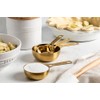 Le Crueset Measuring Cups, Gold, Set of 4 (1,1/2,1/3,1/4 cups)