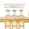 YAYUZEST Bb Standard Trumpet Set for Beginner and Advanced Student,