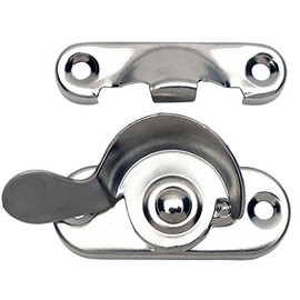 10 Pack - Designers Impressions 53737 Polished Chrome Window Sash Lock