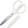 Kokuyo Scissors Saxa Glueless Blade, White, Hasa-P280W