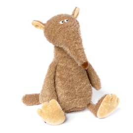 sigikid 43271 Beasts by Cuddly Animals with Personality Soft Toy, Nose Bear 35 cm