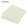MECCANIXITY 100 Sheet Origami Paper Double Sided Cream White 3x3