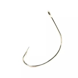 Mustad 2 Boxes Mustad Hooks 37140-NI-2/0 Wide Gap Kahle Fluke Shiner SILVER Bait Hook