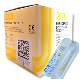 Aguja Hipodérmica Exel 30g X 25mm C/100