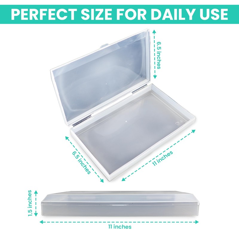 Iconikal Bacon Saver Deli Meat Storage Container 1-lb Capacity 11x6.5-Inch