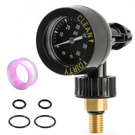 R0357200 Air Gauge Release Valve Assembly, Pool Filter Gauge with Air Relief Valve for Zodiac Janay Pool and Spa Filters, CV & CL, DEV & DEL, JS Series Valve Replacement, Pressure Gauge Assembly