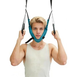 2026 Upgraded Neck Stretcher Cervical Traction Device for Decompression Home Physical Therapy, Portable Neck Stretcher Hammock Traction | Easy to assemble, home version