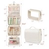 PACKISM Hanging Travel Bag for Traveling with Clear Makeup Bag