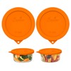 Sophico 4 Cup Round Silicone Storage Cover Lids Replacement for