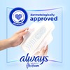 Always Infinity Feminine Pads for Women, Size 2 Heavy, with
