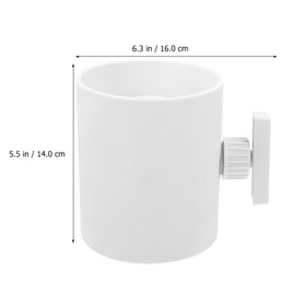 DOITOOL Control Valve Ducting Insert for Bathrooms Range Hood Damper Air Deflectors for Ceiling Vents Household Backdraft Damper Duct Chimney Draft Fan 4 Inch Fan Blinds Appendix White PVC