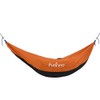 FURINNO FH16097BK/OR Portable Heavy Duty Lightweight Hammock, Black/Orange