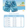 Domee Boys' Swimming Trunks, Quick-Drying Swimming Trunks with Mesh Lining,