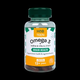 Holland & Barrett Teen Brain Health With Omega 60 Softgel Capsule