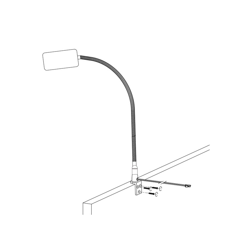 4 W LED Bedside Reading Light Flexible Bedside Table Lamp