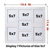 Picture Frame Collage 5x7 Photos Display - 7 Openings Photo