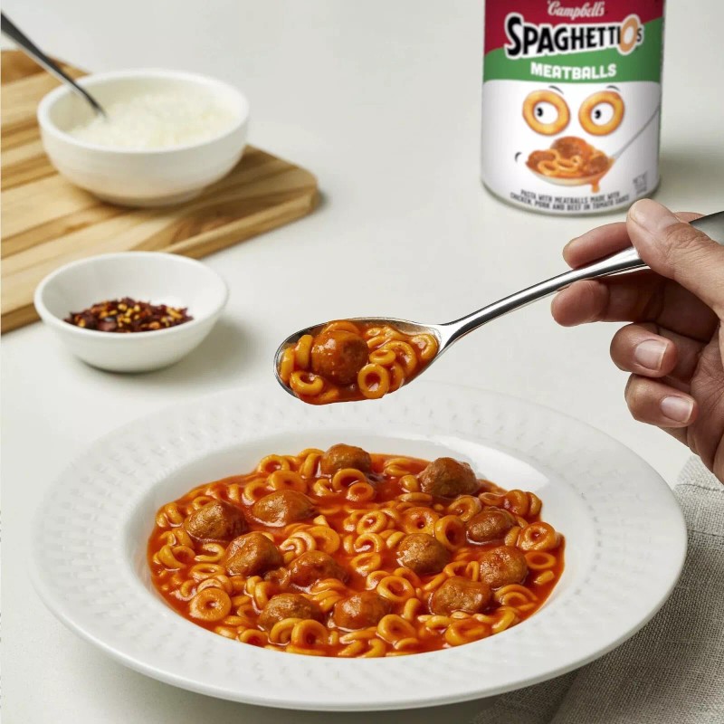 SpaghettiOs Canned Pasta with Meatballs 15.6 oz x 3 Cans