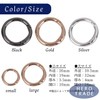 Hiro World Trade Carabiners 10 Pcs 26mm 40mm Round Key