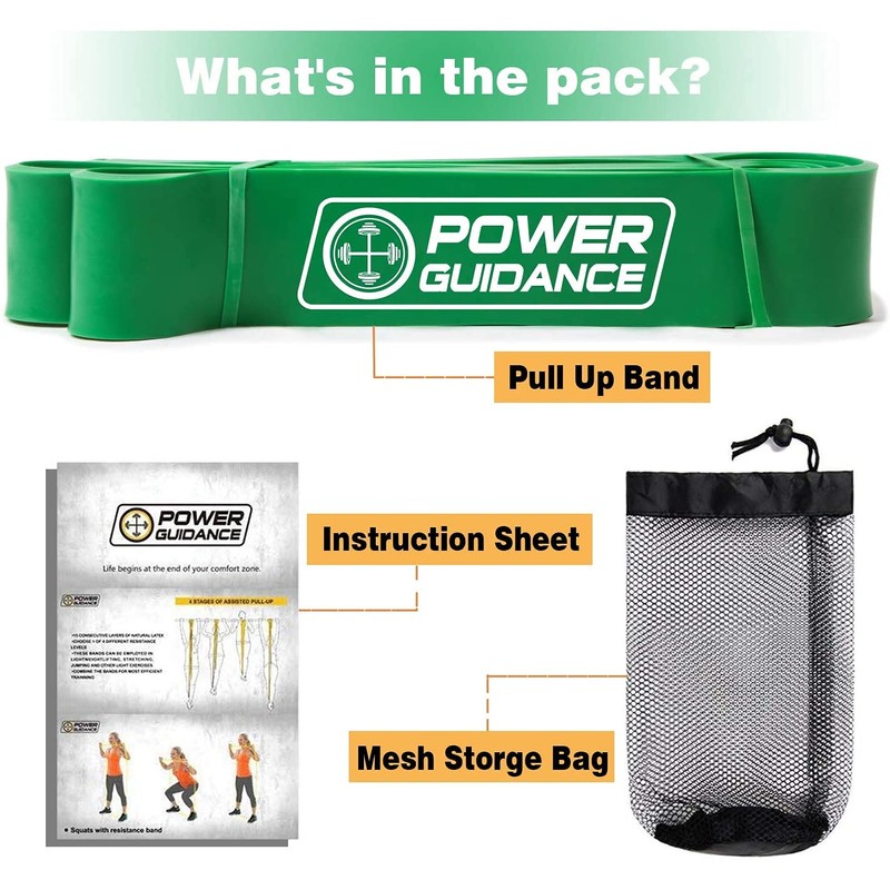 POWER GUIDANCE Pull Up Assist Bands Heavy Duty Resistance Band