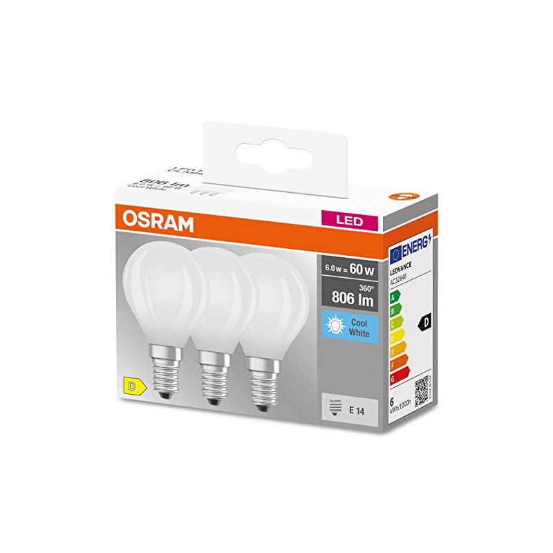 OSRAM Star Filament Lamp for E14 Base Matte Glass Cool